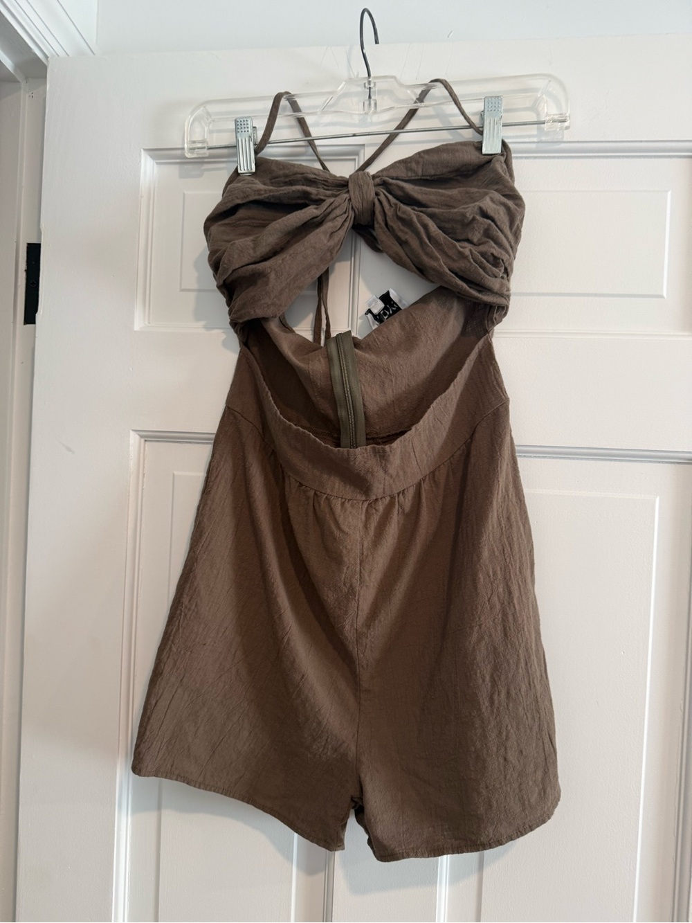 SNDY’S - Brown Cut Out Romper Size Small